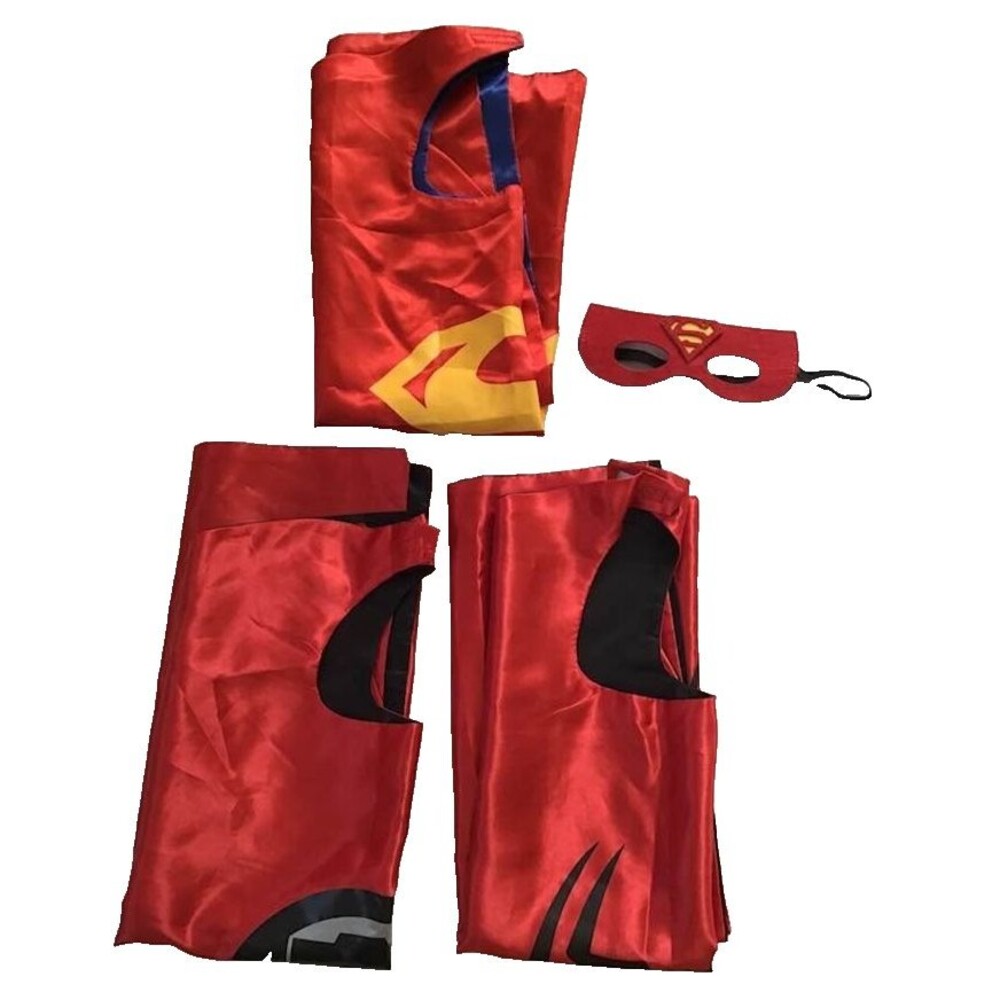 Halloween Costume Dress Up Super Hero Capes Spiderman Thor Superman Child Lot 3